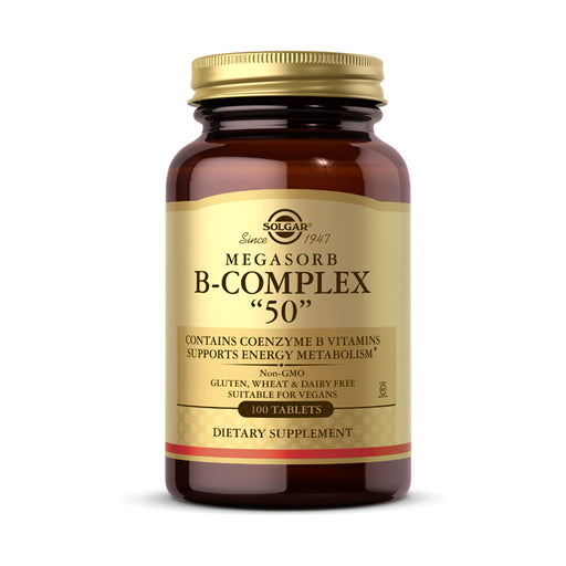 Solgar Megasorb B Complex "50" 100 Tablets