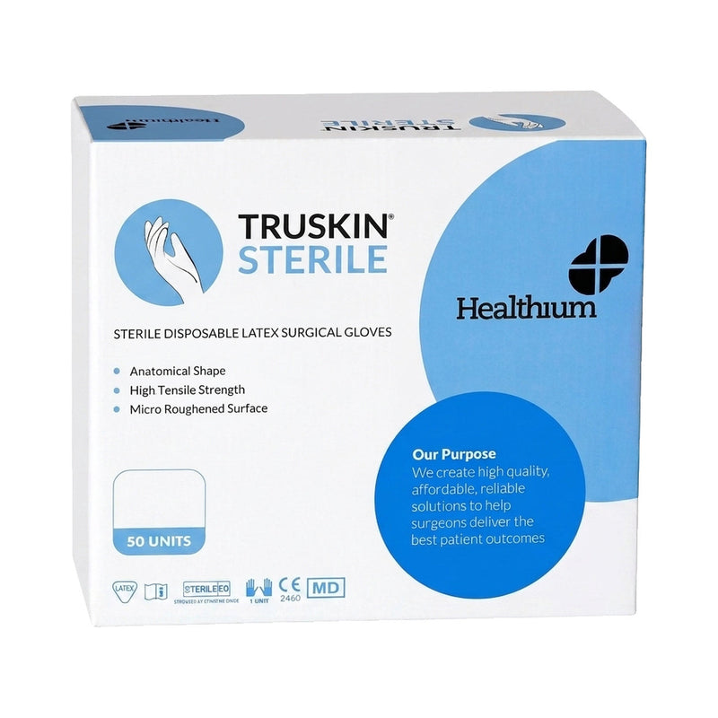 Truskin Latex Gloves Powdered 6.0 50 Pack
