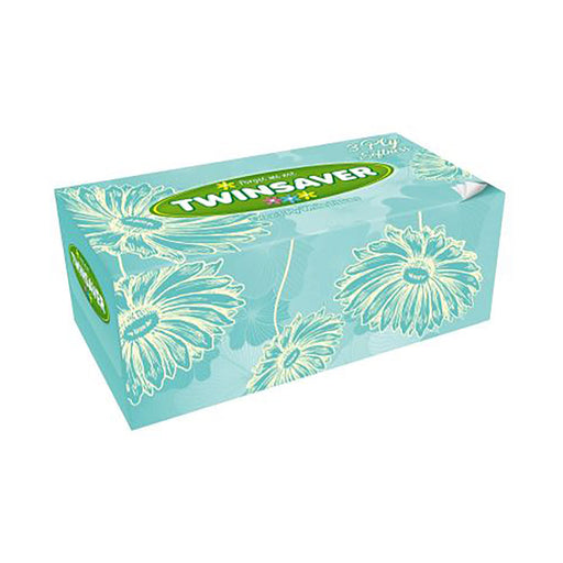 Twinsaver 3 Ply Facial Tissue Summer 120 Tissues