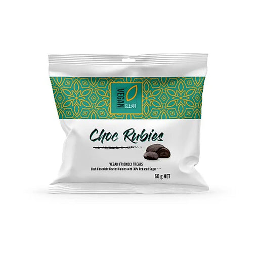 Vegan Clean Choc Rubies 50g