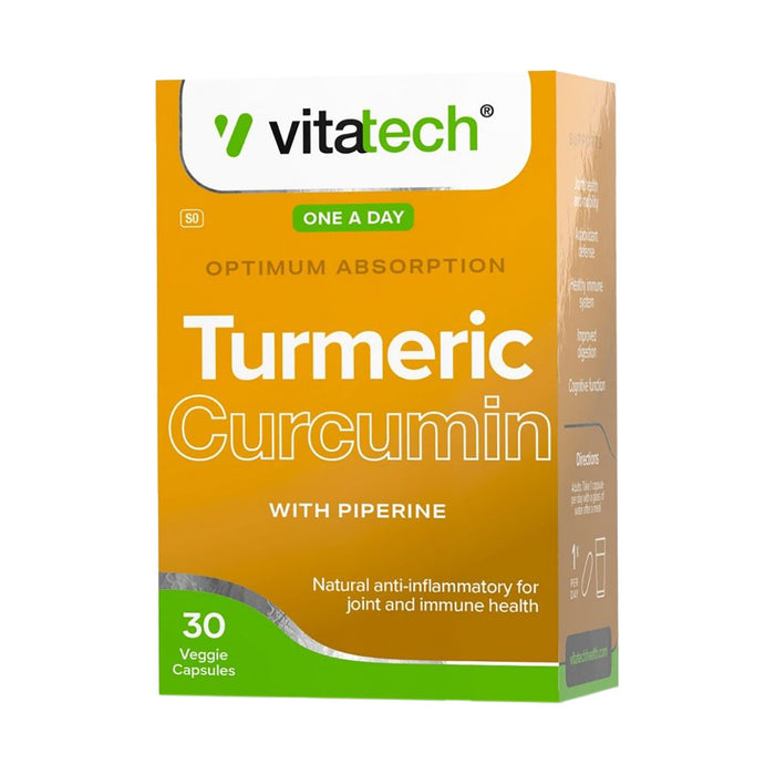 VitaTech Turmeric Curcumin 30 Tablets