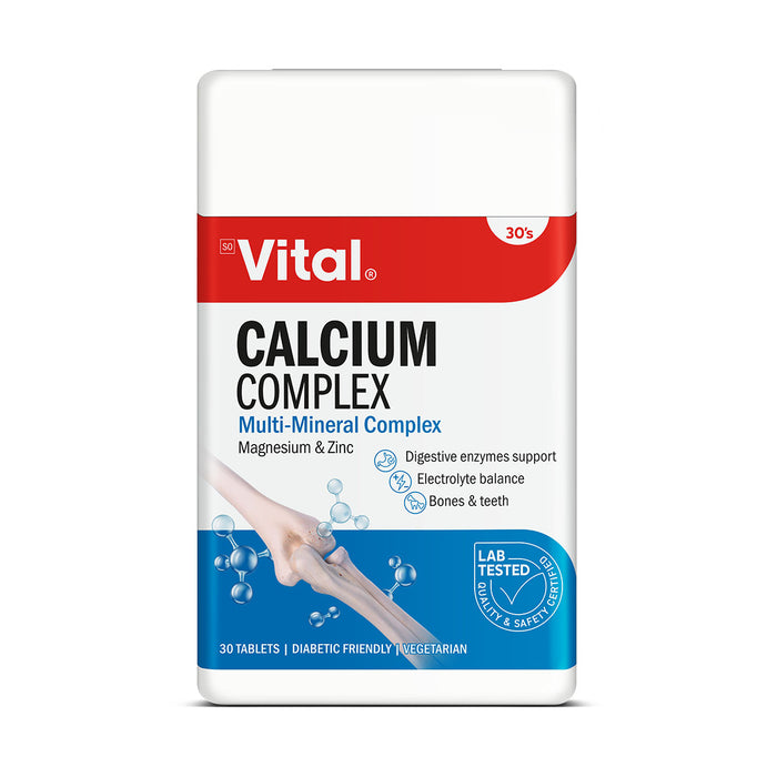 Vital Calcium Complex 30 Tablets