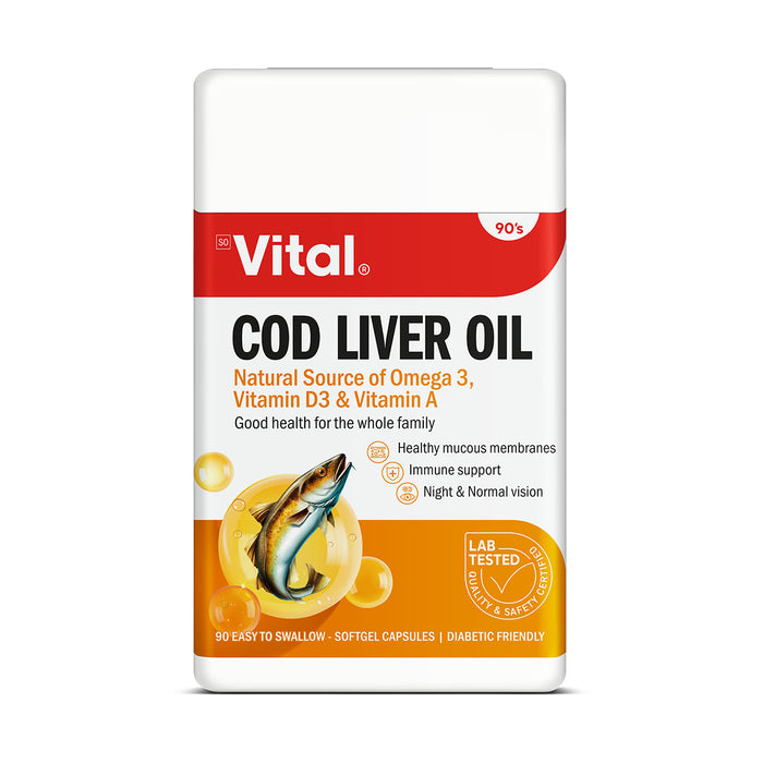 Vital Cod Liver Oil 90 Capsules