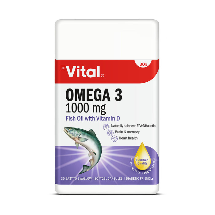 Vital Omega 3 30 Capsules