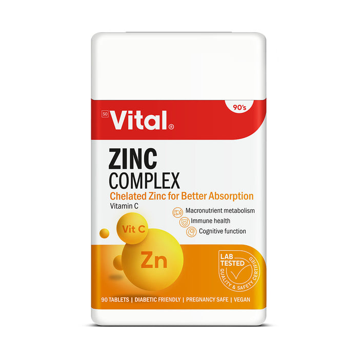 Vital Zinc Complex 100 Tablets