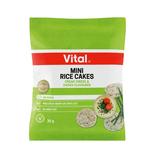 Vital Mini Rice Cake Cream Cheese & Chives 30g