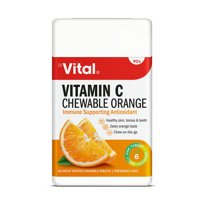 Vitamin C Chewable Orange 90 Tablets