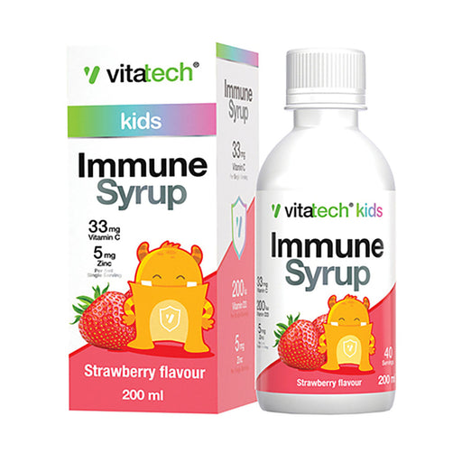 Vitatech Kids Immune Strawberry Syrup 200ml