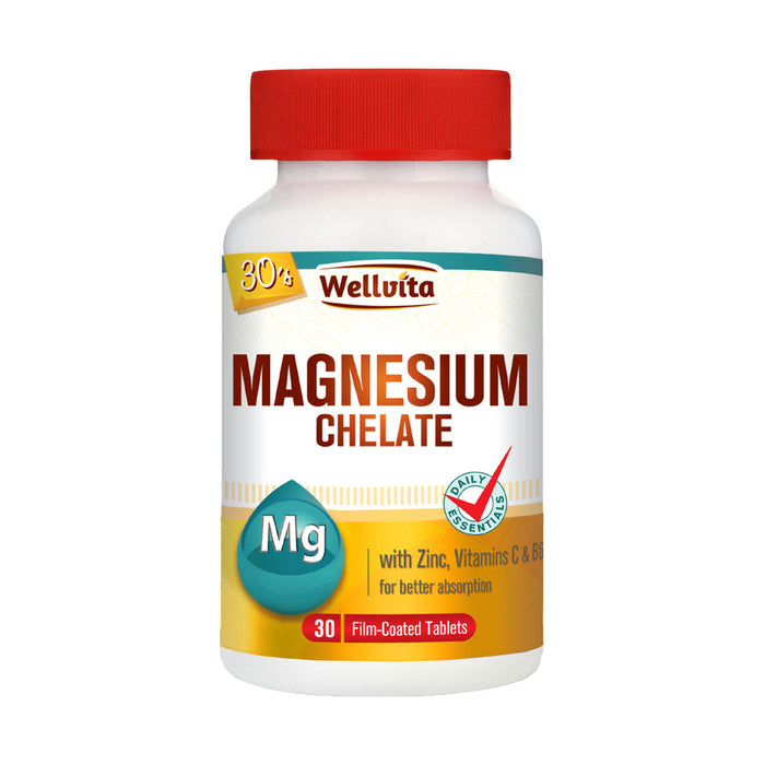 Wellvita Magnesium Chelate 30 Tablets