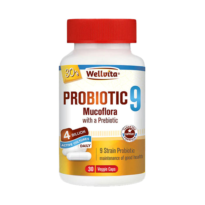 Wellvita Probiotic 9 Strain 30 Capsules