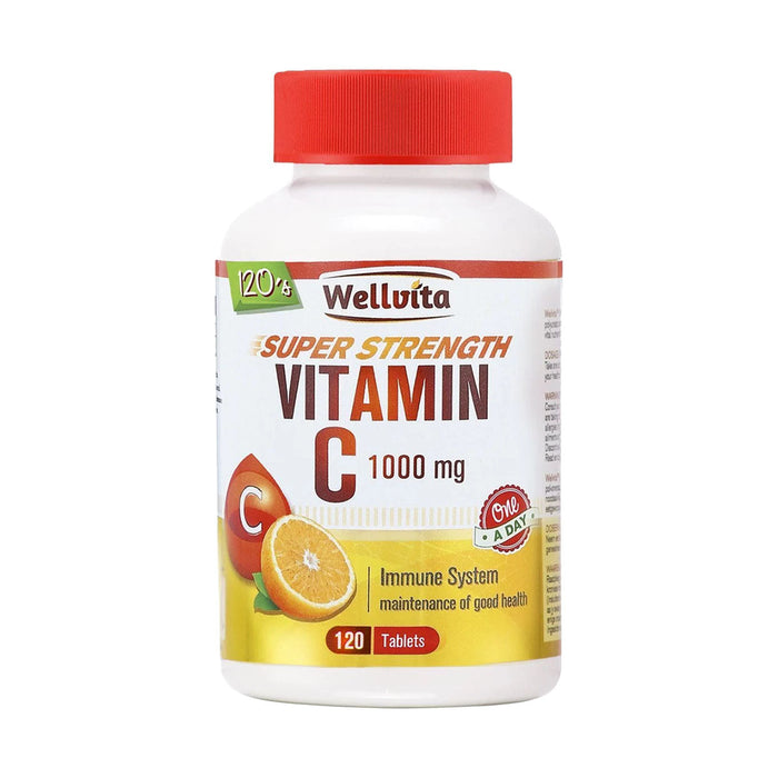 Wellvita Vitamin C 1000mg 120 Capsules