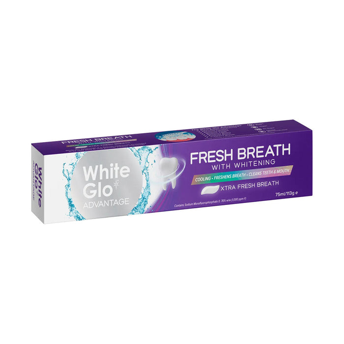 White Glo Toothpaste Fresh Breath 75ml