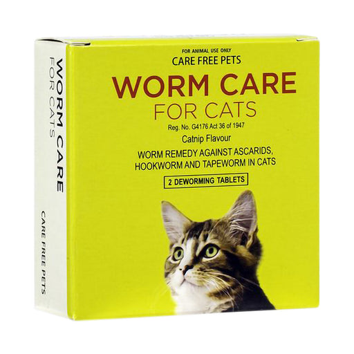 Worm Care For Cats 2 Tablets