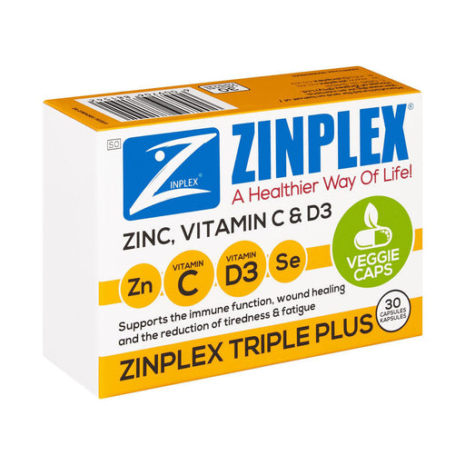 Zinplex Triple Plus 30 Vegi Capsules