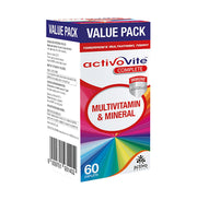 Activovite Complete 60 Capsules box, showing the front and side panels