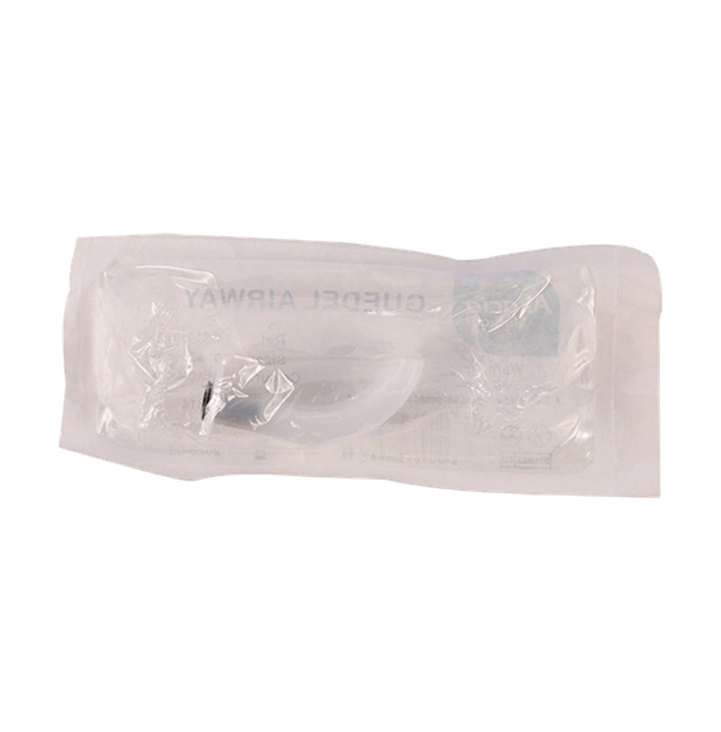 Akacia Guedel Airway, size 0 (6cm), GR105010, sealed in clear packaging