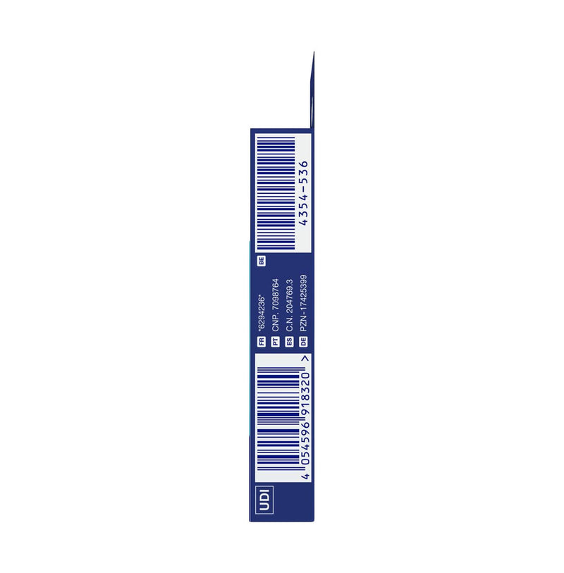Side view of Nexcare Duo Plasters Assorted 20 Plasters packaging