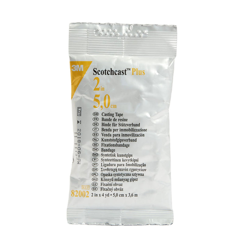 Solventum 3M Scotchcast Plus White Casting Tape 5cm x 3.6m, 82002, front packaging