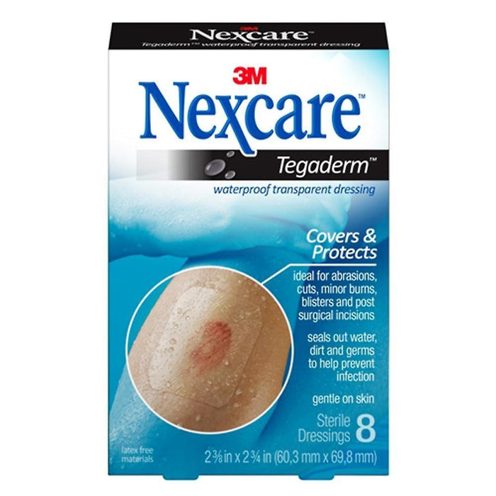 3m Nexcare Tegaderm Transparent Dressing 60mmx70mm 8 Dressings