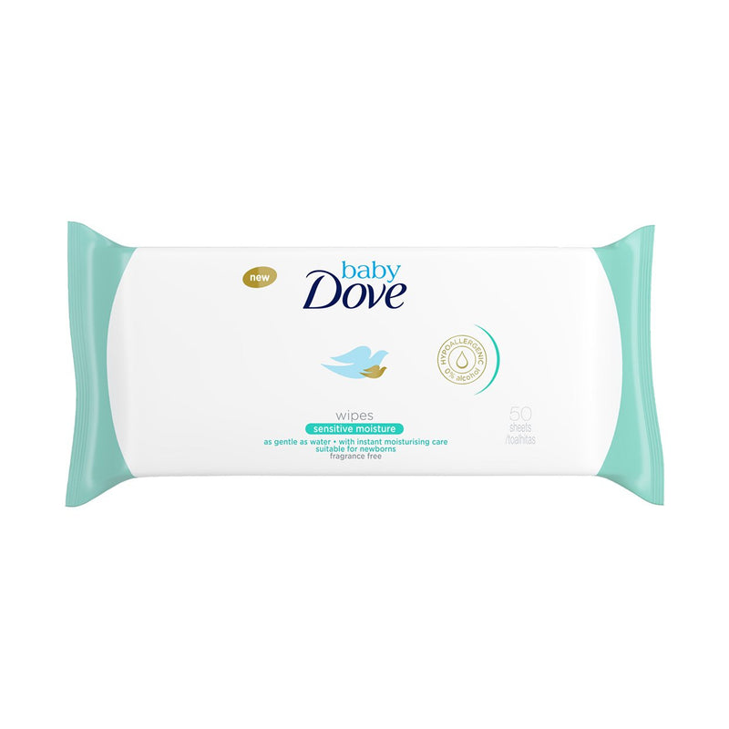 Baby Dove Wipes Sensitive Moisture 50 Wipes