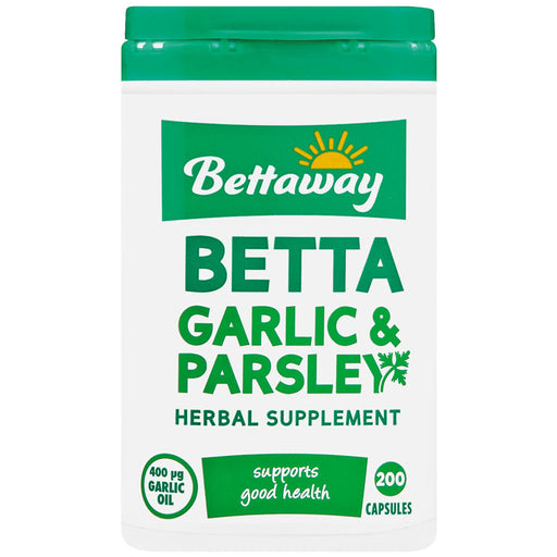 Bettaway Garlic & Parsley 200 Capsules
