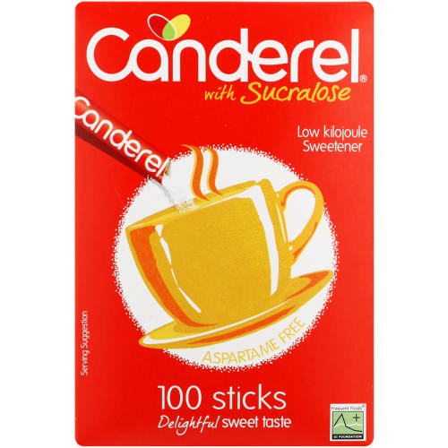 Canderel Yellow Sucralose 100 Sticks