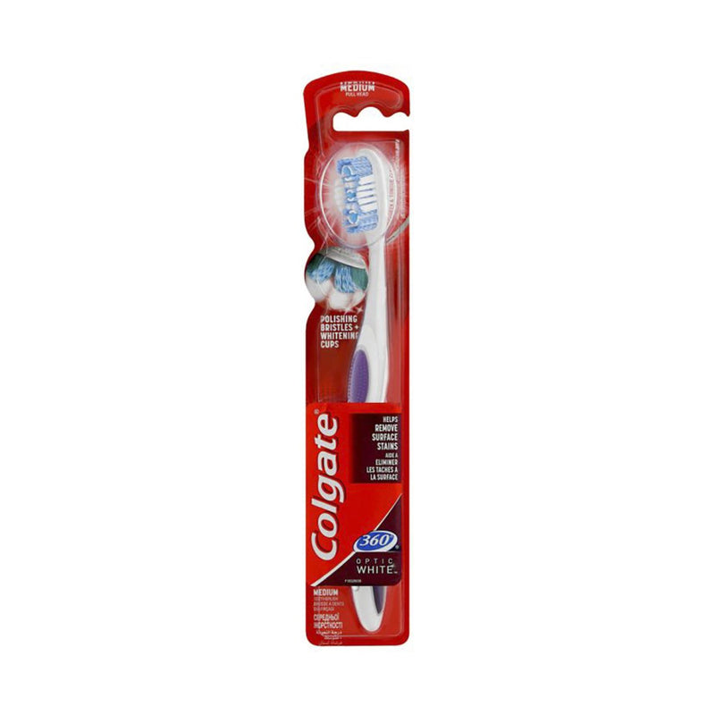 Colgate Toothbrush 360 Degrees Optic White