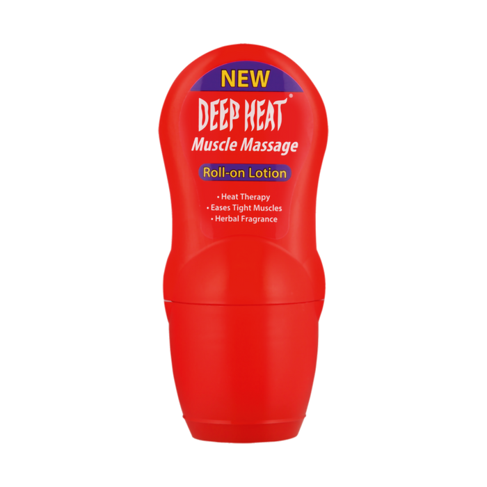 Deep Heat Muscle Massage Roll-on Gel 50ml