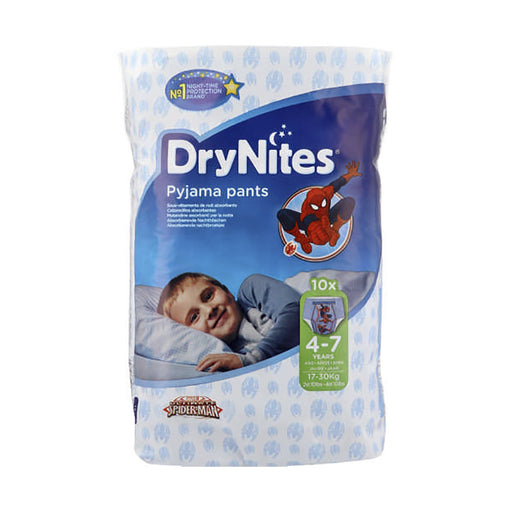 DryNites Boys Pyjama Pants 4-7 Years 10 Pack