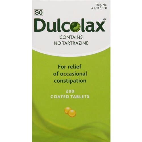 Dulcolax 5mg 200 Tablets