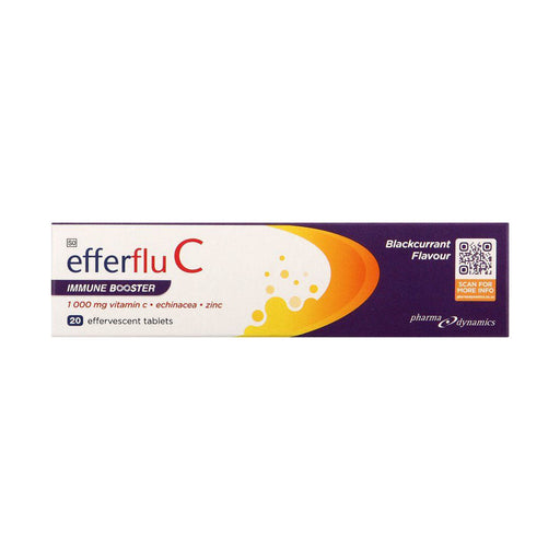 Efferflu C Immune Booster Blackcurrant 20 Effervescent Tablets