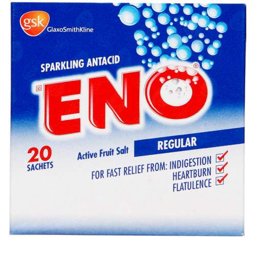 Eno Active Fruit Salts Regular 20 Travel Sachets