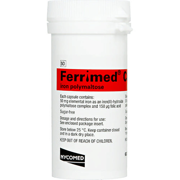 Ferrimed Iron Polymaltose 60 Capsules