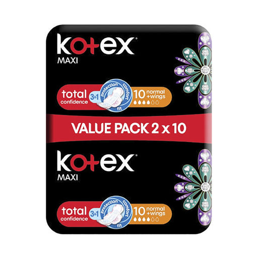 Kotex Designer Maxi Pads Normal + Wings 20 Pads