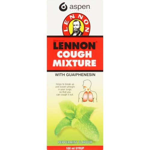 Lennon Cough Mixture Peppermint 100ml