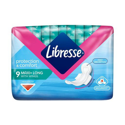 Libresse Maxi Pads Super 9 Cotton Feel Pads