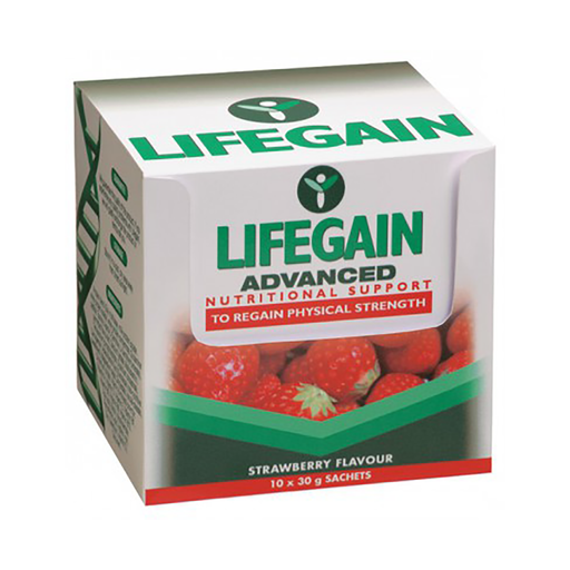 Lifegain Shake Sachets Strawberry 30g x 10 Sachets