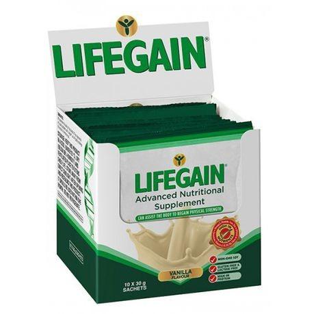 Lifegain Vanilla Sachets Shipper 30g x 10 Sachets