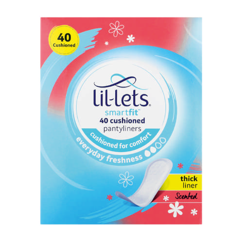 Lil-Lets Everyday Pantyliners Scented 40 Pantyliners