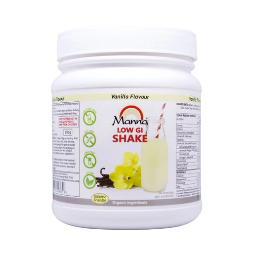 Manna Low GI Shake Vanilla 600g