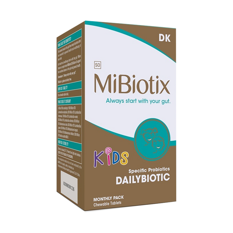 MiBiotix Kids Specific Probiotics DailyBiotic 30 Chewable Tablets