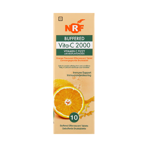 NRF Vitamin C-Buffered Fizzy Tablets 10 Effervescent Tablets