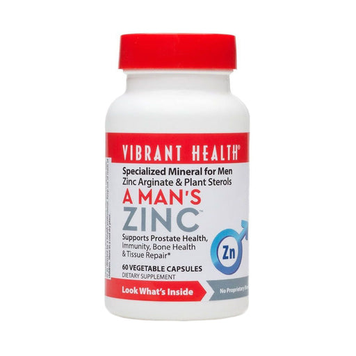 Natural Vibrance A Man's Zinc 60 Capsules