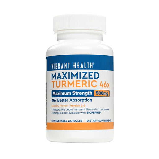 Natural Vibrance Maximized Turmeric 46x 500mg 60 capsules