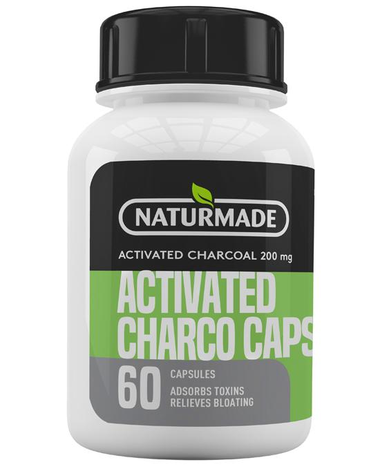 Naturmade Charco Capsules 200mg 60