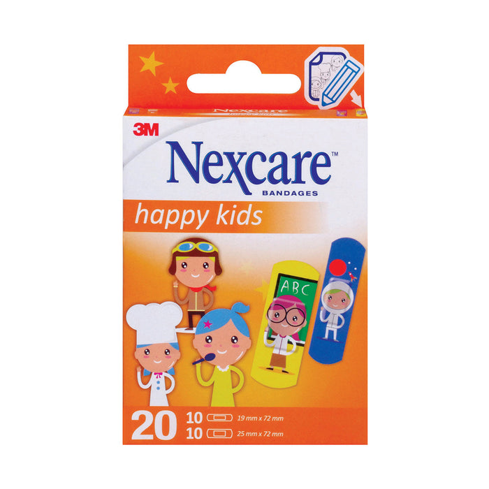 Nexcare Happy Kids Profesiones Bandages 20