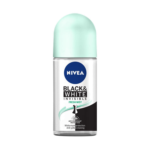 Nivea Anti-Perspirant Roll-on Invisible Ladies Black & White Fresh Mist 50ml