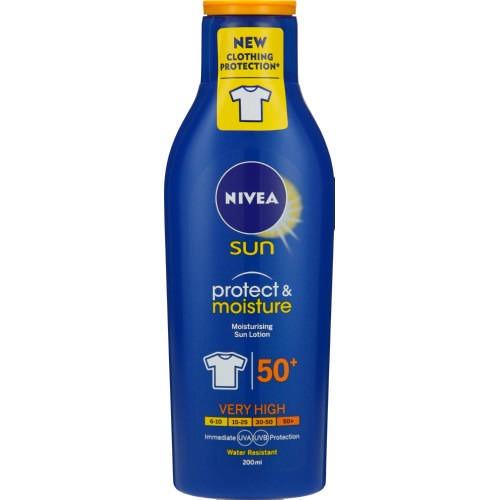 Nivea Sun Protect & Moisture Moisturising Lotion Spf50+ 200ml