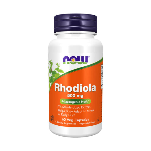 Now Rhodiola 500mg Extract 3% 60 Veggie Capsules