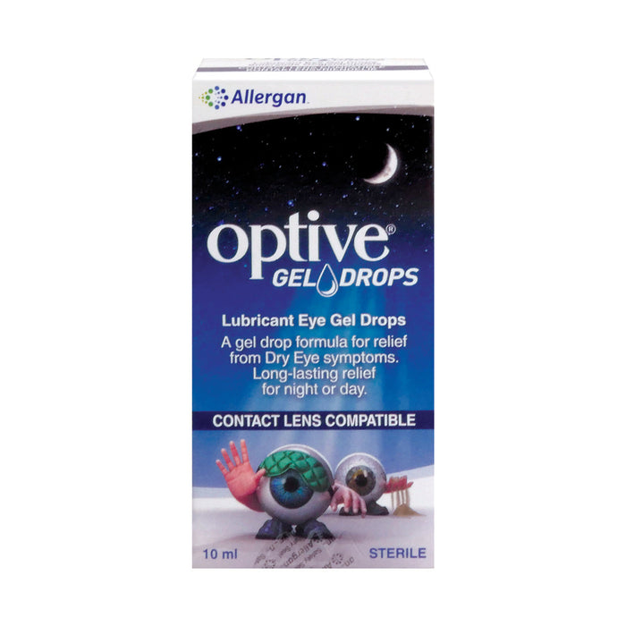 Optive Lubricant Eye Gel Drops 10ml